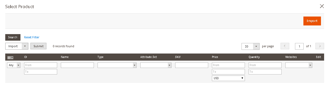 استيراد الخيارات المخصصة ( Import Customizable Options) لمنتج على ماجنتو 2
