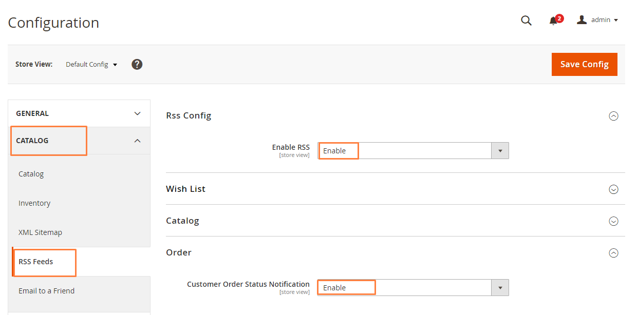 Customer Order Status Notification تفعيل إشعارات حالة الطلب Order Status Notifications فى ماجنتو 2