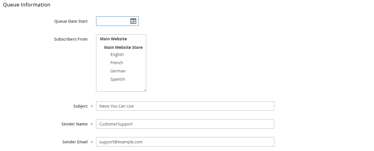 Queue Information إرسال النشرة البريدية للعملاء Sending Newsletter على ماجنتو 2