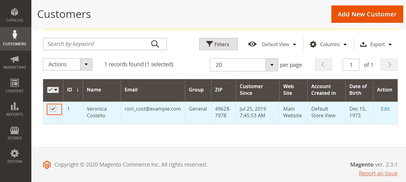 حذف حساب عميل (Delete Customer Account) فى ماجنتو 2