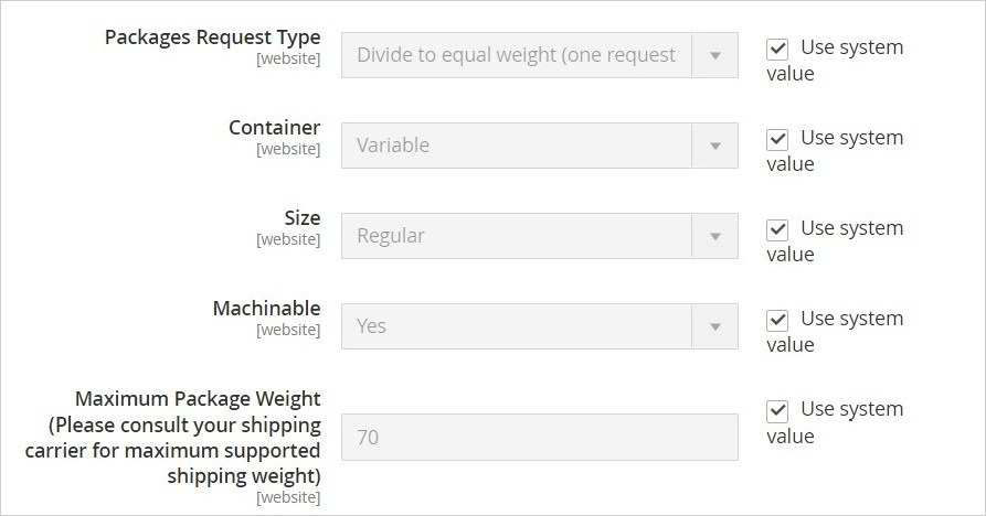 إعدادات تكوين طرق الشحن (Shipping Methods) فى ماجنتو 2